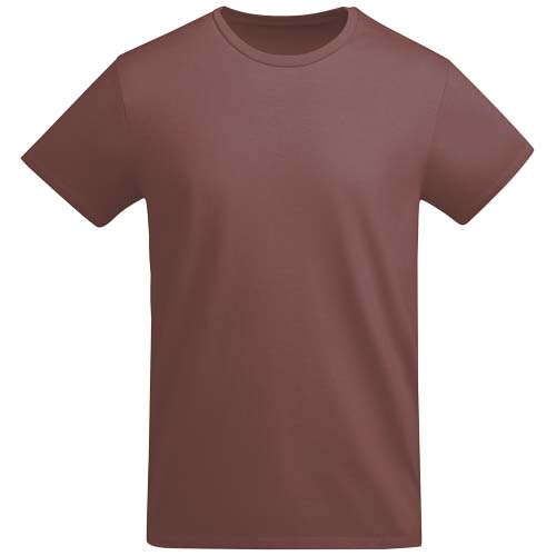 T-shirt homme promotionnel coton bio 175g Breda Roly Rouge pâle